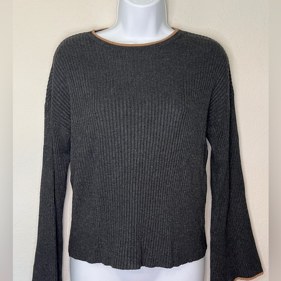 ZARA Knitwear Winter Collection gray sweater, size 11-12 years (close to M-L) - Picture 4 of 12